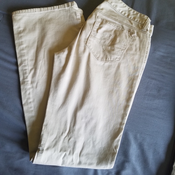 Express Pants Size 4 Olive and Khaki - Picture 2 of 2